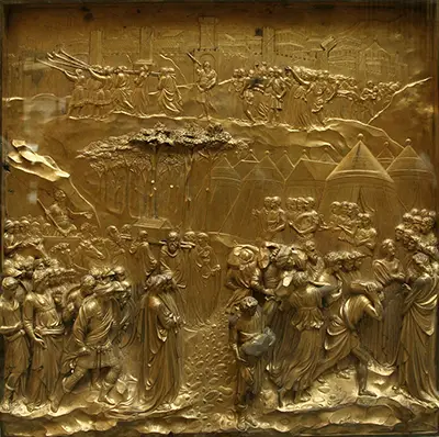 Joshua and the Fall of Jericho Lorenzo Ghiberti